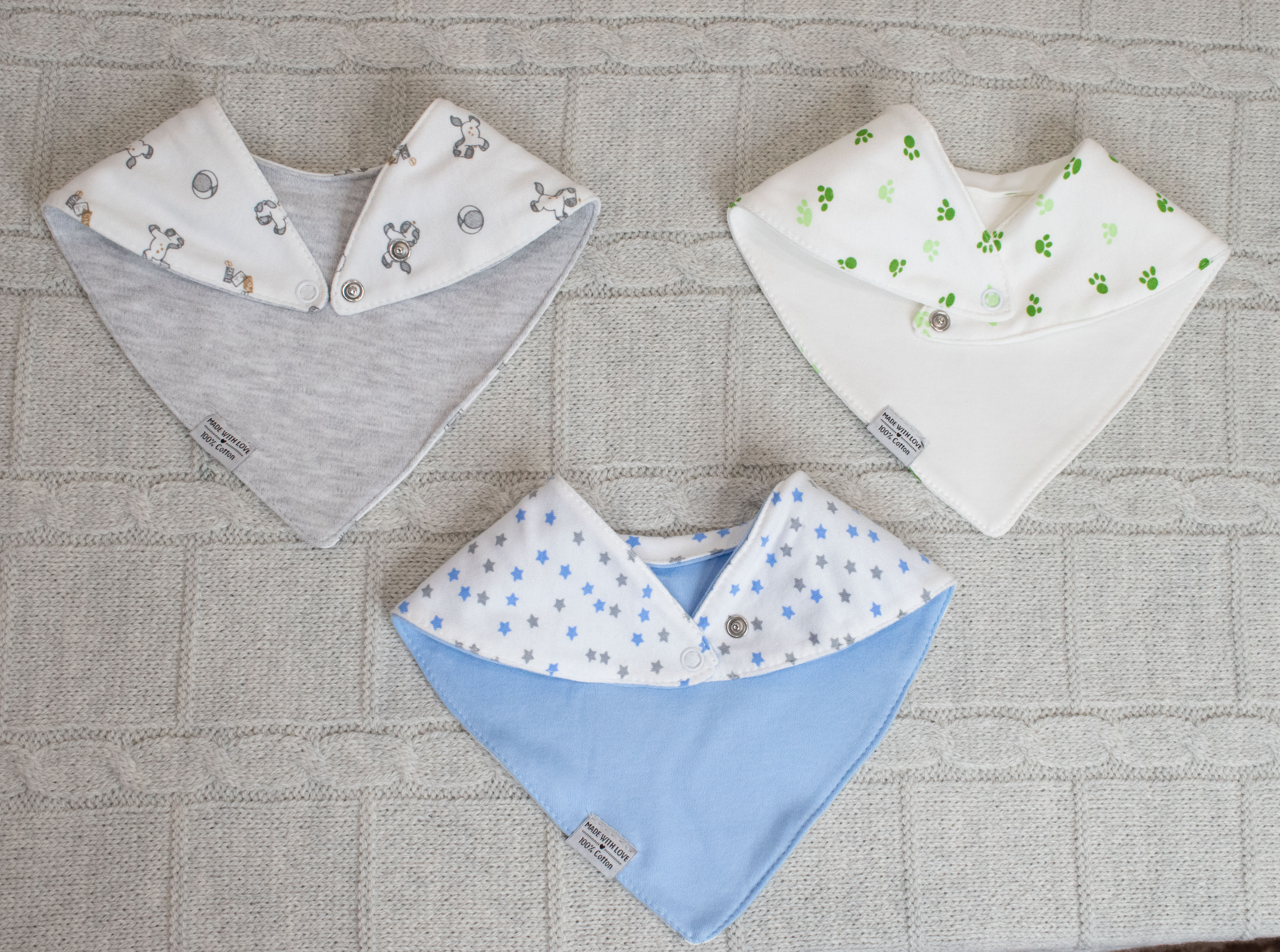 Бебешки Лигавници Бандана - 100% Памук 2